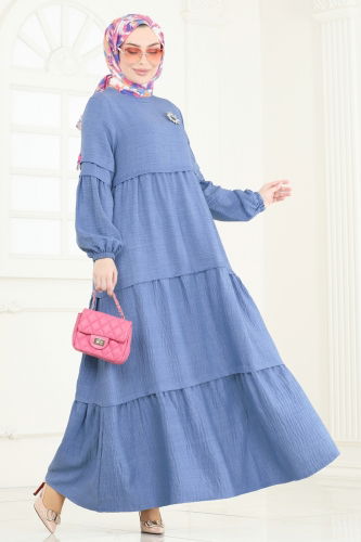 D.V.L. - Dress 343DVL817 Indigo