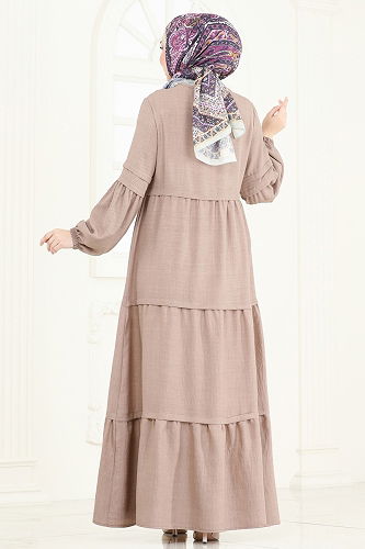 moda selvim Dress 343DVL817 Vision - Thumbnail