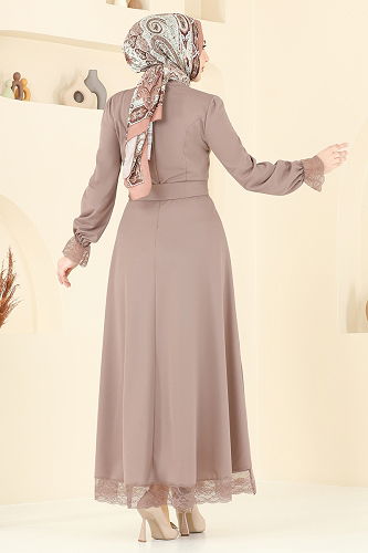 moda selvim Dress 363DVL817 Dark Vision - Thumbnail