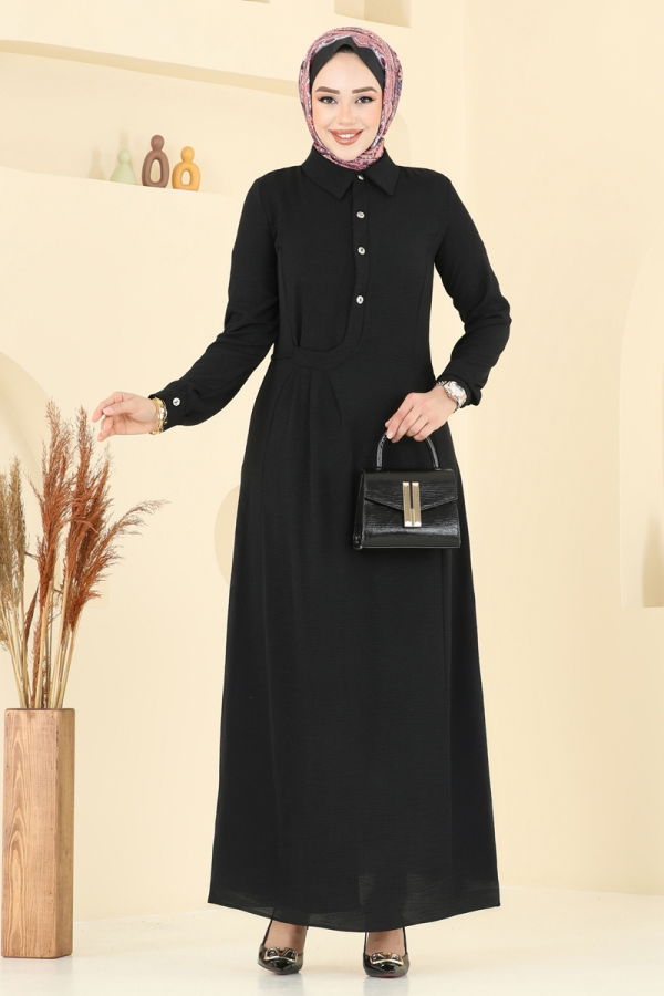 Modaselvim NET 20%+20% DISCOUNT IN THE CARD Dress 3654MH427 Black