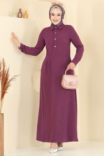M.H. - Dress 3654MH427 Damson