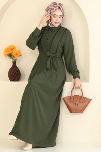 A.S.N. - Dress 376ASN888 Khaki