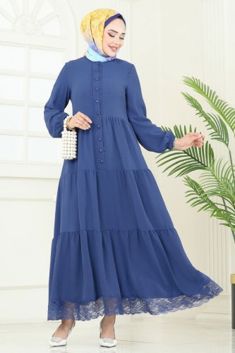 D.V.L. - Dress 380DVL817 Indigo