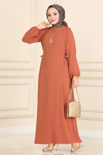 B.M.R. - 4004BM387 مرجاني فستان