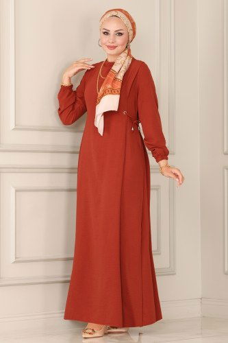 N.Z.R. - Dress 4004NZR779 Cinnamon
