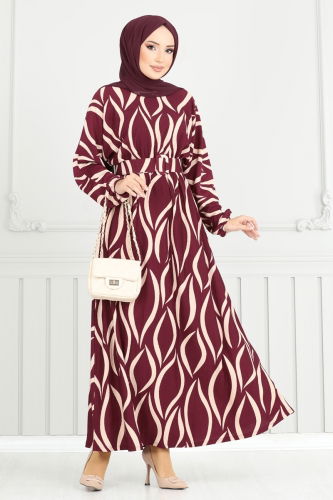 T.E.G. - Dress 4026TEG847 Burgundy