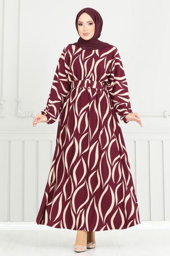 MRV T.G.E. - Dress 4026TGE913-M Burgundy