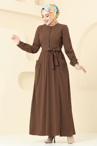 P.R.M. - Dress 4040PM271 Brown