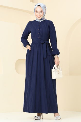 P.R.M. - Dress 4040PM271 Navy Blue