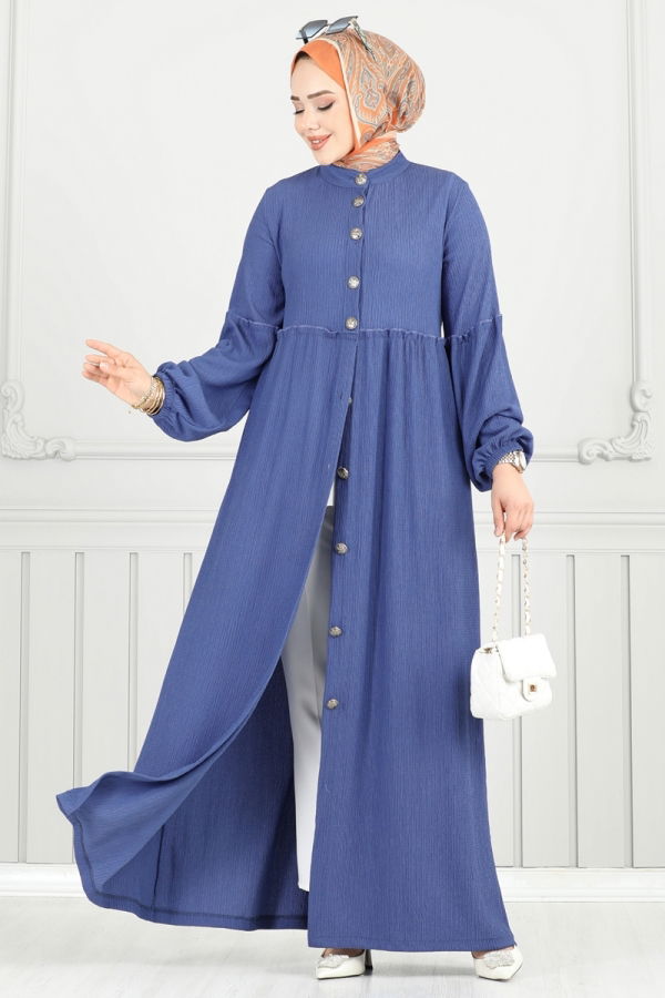 Modaselvim NET 20%+20% DISCOUNT IN THE CARD Dress 405DVL817 Indigo