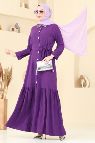 P.R.M. - Dress 4063PM271 Dark Lilac