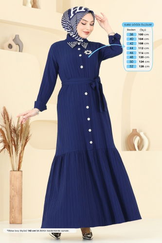 P.R.M. - Dress 4063PM271 Navy Blue