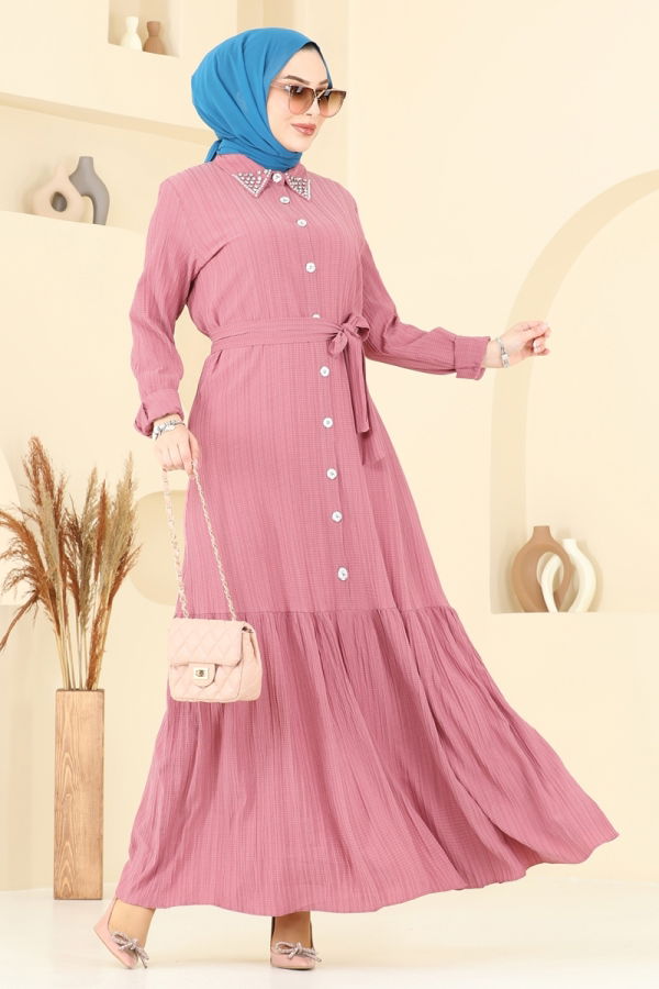 Modaselvim NET 20%+20% DISCOUNT IN THE CARD Dress 4063PM271 Rose Dried