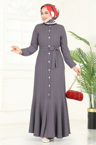 P.R.M. - Dress 4065PM271 Gray
