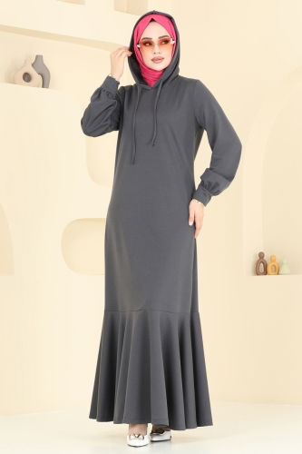 P.R.M. - Dress 4069PM271 Anthracite