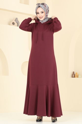 P.R.M. - Dress 4069PM271 Burgundy