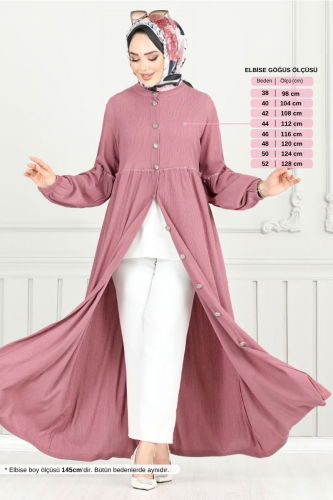 MRV D.V.L. - Dress 406DVL897-M Dark Rose Dusky