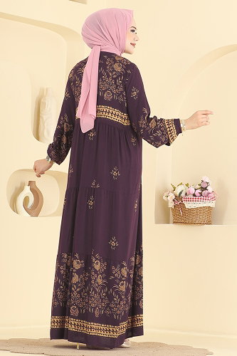 moda selvim الفستان توتي 4074ZNNK1102 - Thumbnail