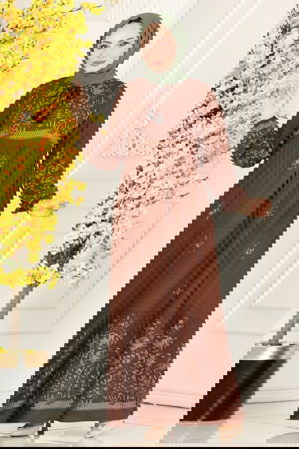 Modaselvim NET 20%+20% DISCOUNT IN THE CARD Dress 4083ZNN863 Tan