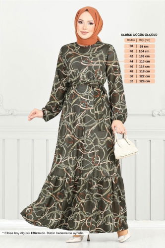 MRV P.M. - Dress 4086PM1063-M Khaki