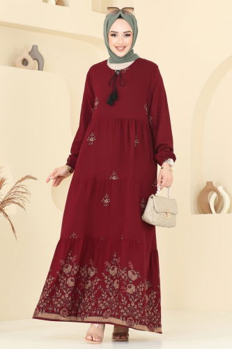 Z.N.N. - Dress 4087ZNN863 Burgundy