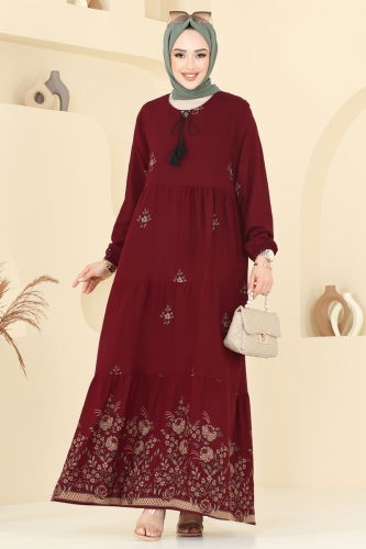 Z.N.N.K. - Dress 4095ZNNK1102 Burgundy