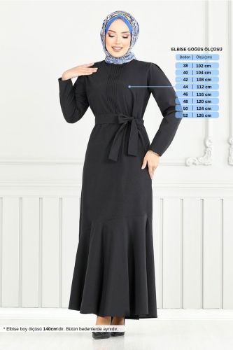 MRV P.M. - الفستان أسود 4096PM1063-M