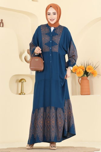 Z.N.N.K. - Dress 4097ZNNK1102 Petroleum