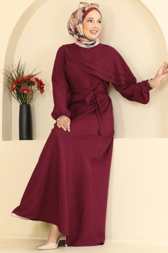 A.S.N. - الفستان خمري 409ASN888