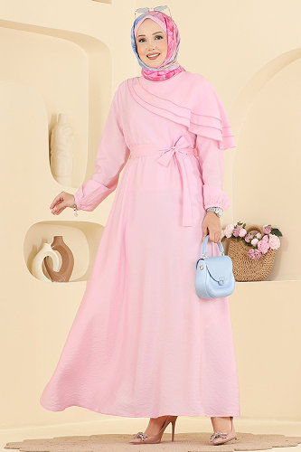 moda selvim الفستان زهر 409ASN888 - Thumbnail