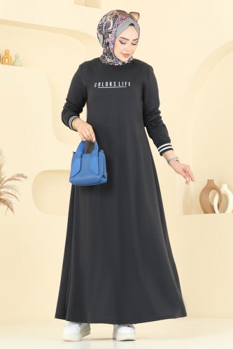 P.R.M. - Dress 4108PM271 Anthracite