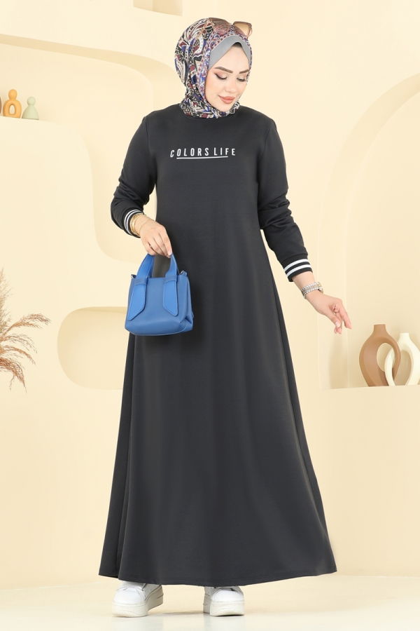 Modaselvim Dress Dress 4108PM271 Anthracite