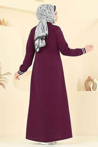 moda selvim الفستان توتي 4108PM271 - Thumbnail