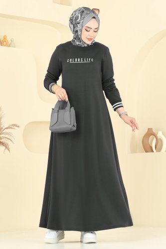 P.R.M. - Dress 4108PM271 Light Anthracite
