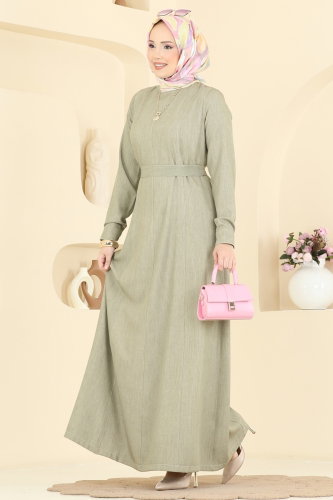 F.V.N. - Dress 4112FVN1181 Almond Green