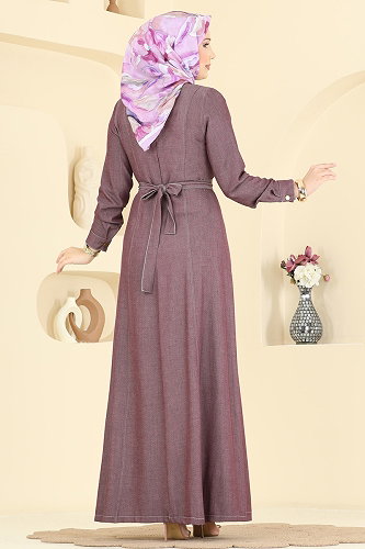 moda selvim الفستان توتي 4112FVN1181 - Thumbnail