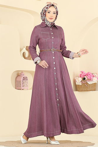 moda selvim الفستان توتي 4116FVN1181 - Thumbnail