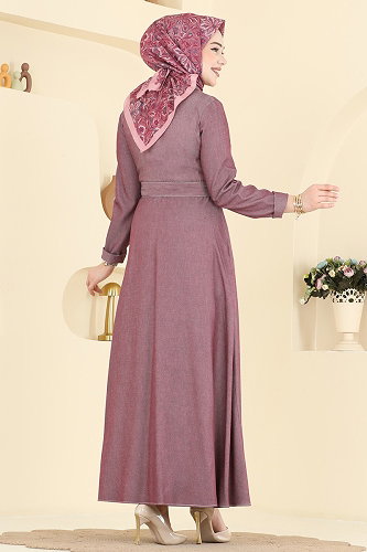 moda selvim الفستان توتي 4117FVN1181 - Thumbnail