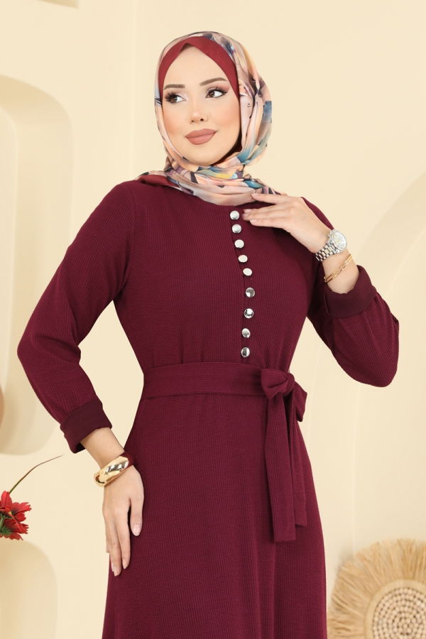 Modaselvim الفساتين الفستان خمري 4121PM271