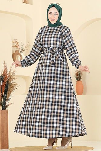 moda selvim Dress 4124PM271 Vision - Thumbnail