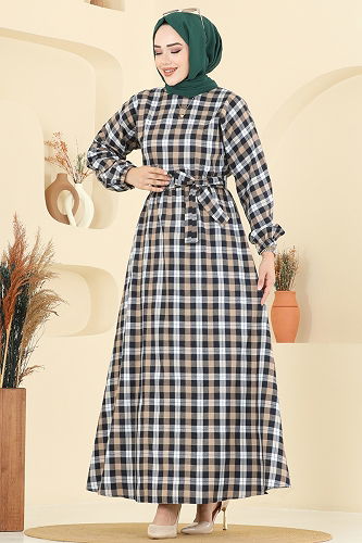 moda selvim Dress 4124PM271 Vision - Thumbnail