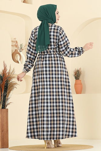 moda selvim Dress 4124PM271 Vision - Thumbnail