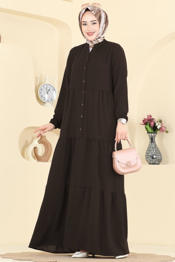 Modaselvim Dress Dress 4124ZNNK1102 Brown