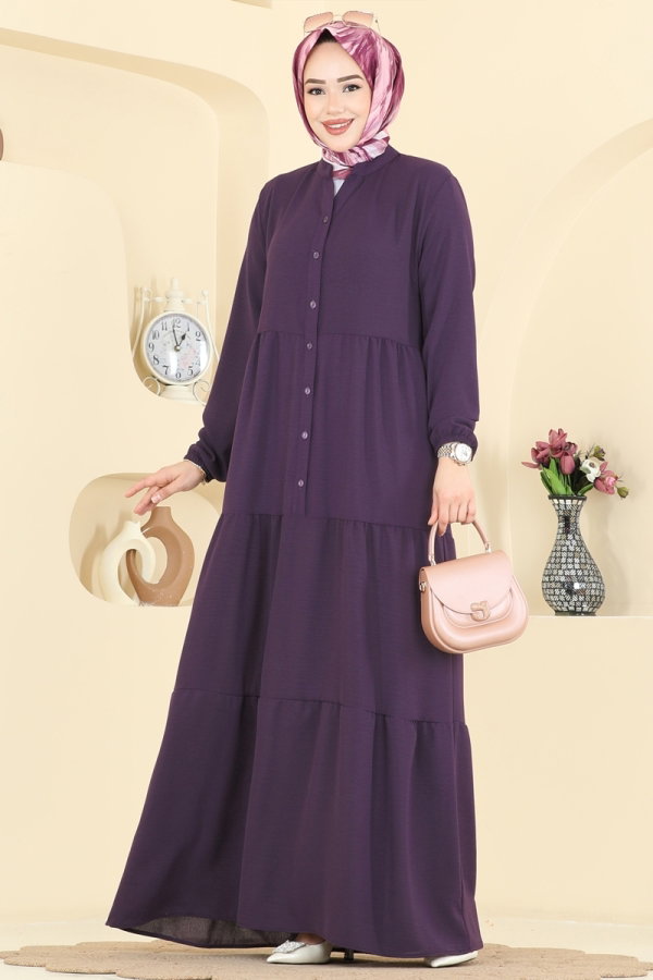 Modaselvim Dress Dress 4124ZNNK1102 Damson