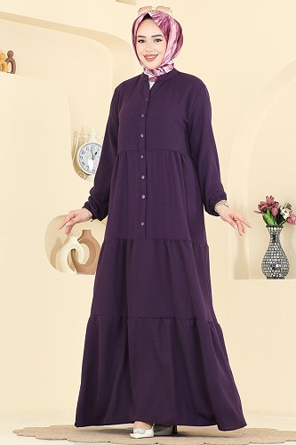 moda selvim الفستان توتي 4124ZNNK1102 - Thumbnail