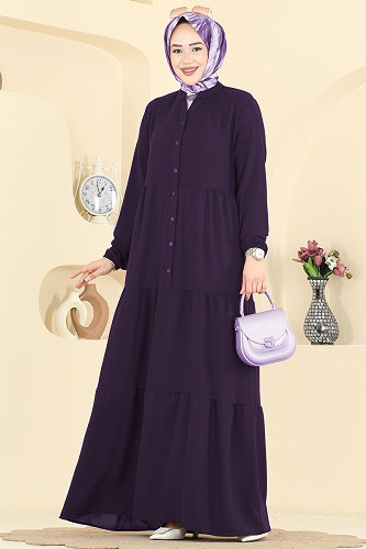 moda selvim الفستان توتي 4124ZNNK1102 - Thumbnail
