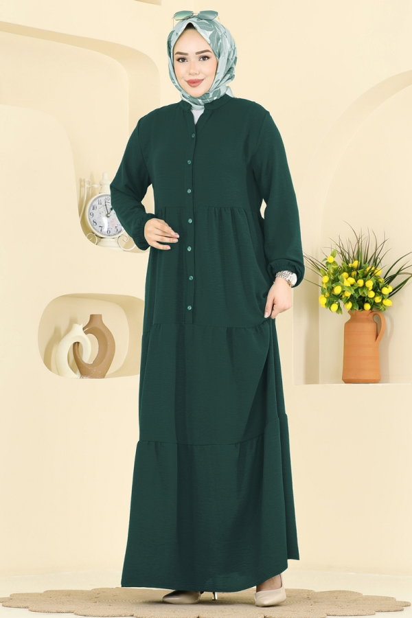Modaselvim Dress Dress 4124ZNNK1102 Dark Emerald