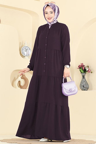 moda selvim الفستان توتي فاتح 4124ZNNK1102 - Thumbnail
