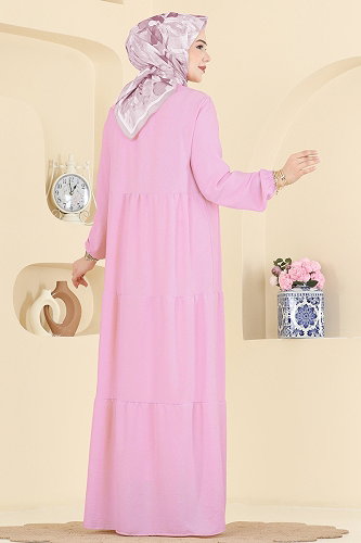 moda selvim الفستان زهر 4124ZNNK1102 - Thumbnail