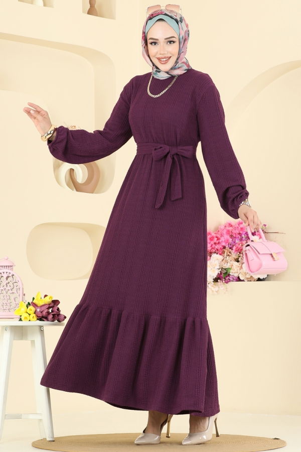 Modaselvim Dress Dress 4127PM271 Damson